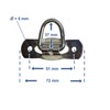 EnB, Folding Clamp Various Sizes, Extremely Resistant for Tarpaulin Attachment