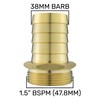 Solid Brass Pipe hosetails to Male bsp Thread for Pumps,Filters