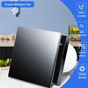 Hose Vary Upgraded Glass Panel, 4inch Window Wall Extractor Fan,