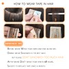 VINBAO Tape In Hair Extensions Human Hair 22Inch 50g 20pcs
