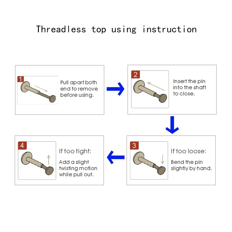 NewkeepsR 18ga G23 Titanium Press Fit Threadless Push Pop In