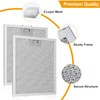 Maridergo 2 Pack 5-Layer Aluminium Cooker Hood Filter, 320x260mm, Modern