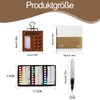 agogue 4 Piece Pocket Watercolour Set, Mini Watercolour Set for