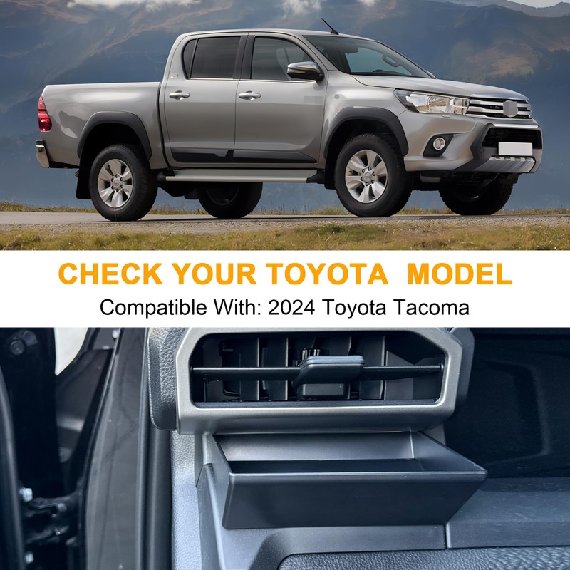 BESTAOO Car Storage Organizer for Toyota Tacoma, Driver Side Air