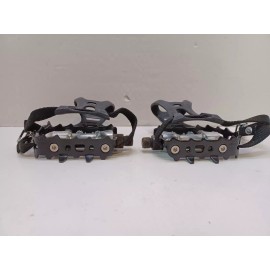 Wellgo Pedals & Straps; LU-926; 1/2” Spindle; New Old Stock