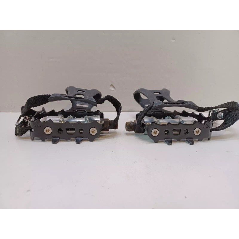 Wellgo Pedals & Straps; LU-926; 1/2” Spindle; New Old Stock