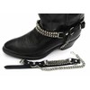 Dangerous Threads Biker Boots Boot Chains Black Topgrain Cowhide Leather