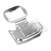 Unbranded Chrome Motor License Plate Relocator Bracket For Harley Electra