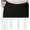 Haveli Women's Simple Tight Pencil Skirt, Below Knee Length, Slit,