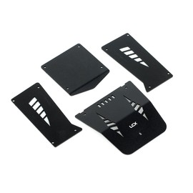 LCX Racing 1/18th RC Crawler Car Aluminum Roll Cage Body Plate Roll Cage Chassis Panel Body Panel for Axial Capra UTB18 Unlimited Trail Buggy, Upgrades Parts Accessories