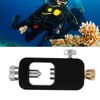 Aluminium Alloy Diving Oxygen Cylinder Refill Adapter Black Anti Rust