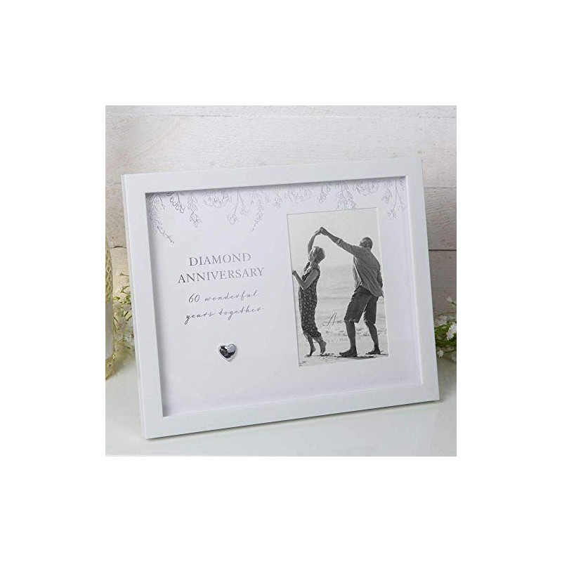 Julianna Amore 60th Wedding Anniversary Photo Frame 6" x 4"