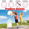 8 Pcs Mini Basketball Nets Replacement for 8"-10.25" Basketball Rims