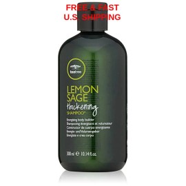 Paul Mitchell TEA TREE Lemon Sage Thickening Shampoo Detoxify Volumize Plump Natural BIG HAIR