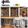 Heavy Duty Hidden Door Hinges - Thickened Solid Steel Pivot