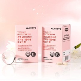 Vitamin Village 비타민마을 톤업 글루타치온 초저분자 콜라겐 비오틴 총360정 4병 12개월분 Vitamin Village Tone-Up Glutathione Ultra-Fine Collagen Biotin Total 360 Tablets 4 Bottles 12-Month Supply