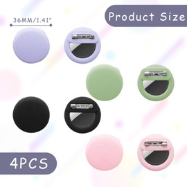 Pack of 4 Airtag Children's Hidden Airtag Holder for Children, Hidden Airtag Case, Airtag Case Children, GPS Tracker Children, Airtag Pendant Children for Children, Seniors, Pets, Clothing