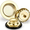 Mudder 3 Pcs Kitchen Sink Drain Strainer and Stopper Stainless