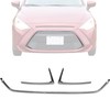 Front Left Right and Center Grille Trims Compatible with Yaris