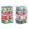 iSPECLE Chest Freezer Organizer Bins - 8 Pack Stackable Freezer