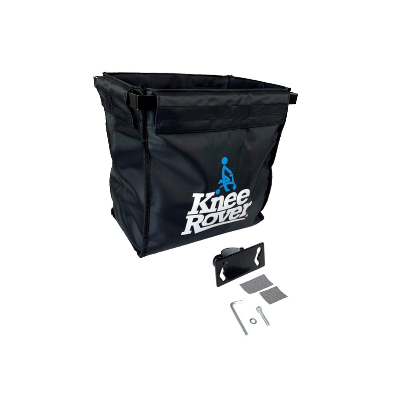 KneeRover Deluxe Knee Scooter Basket Accessory with Large Capacity -