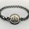1992 Scotland United Kingdom 5 Pence coin bracelet jewelry crowned