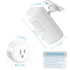 Upgraded Plug-in Motion Activated Light Control, Souphran Wireless Motion Detector