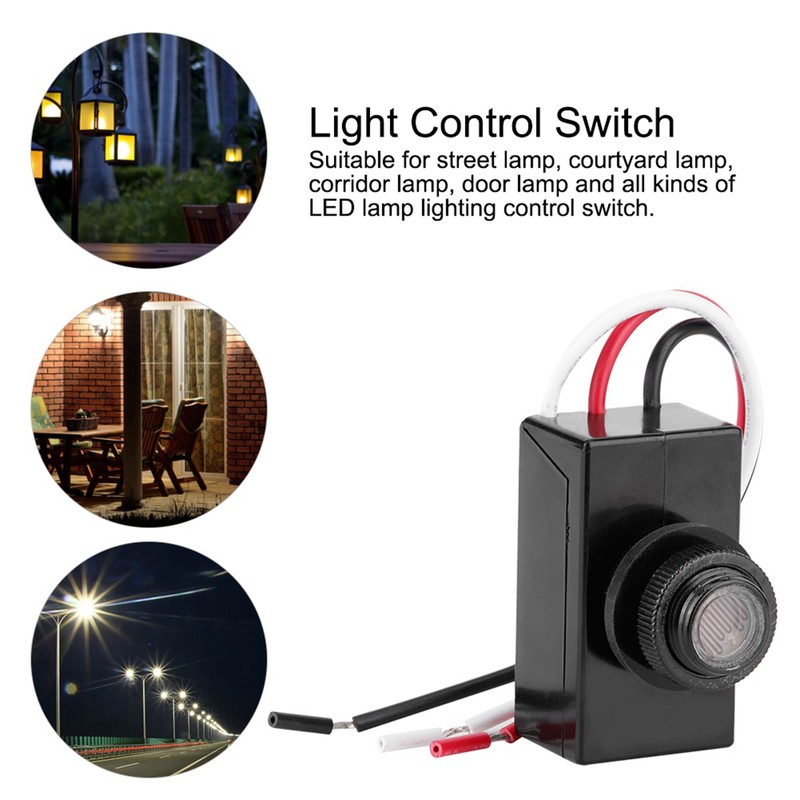 10V‑50VDC Street Lamp Photocell Light Control Sensor Miniature LED Automatic
