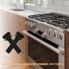 16 Pack WB02X24790 Stove Grate Rubber Feet Replacement for GE
