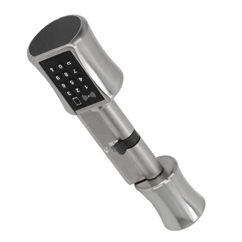 Keyless Electric Lock Stainless Steel Brass Low Consumption Smart Cylinder
