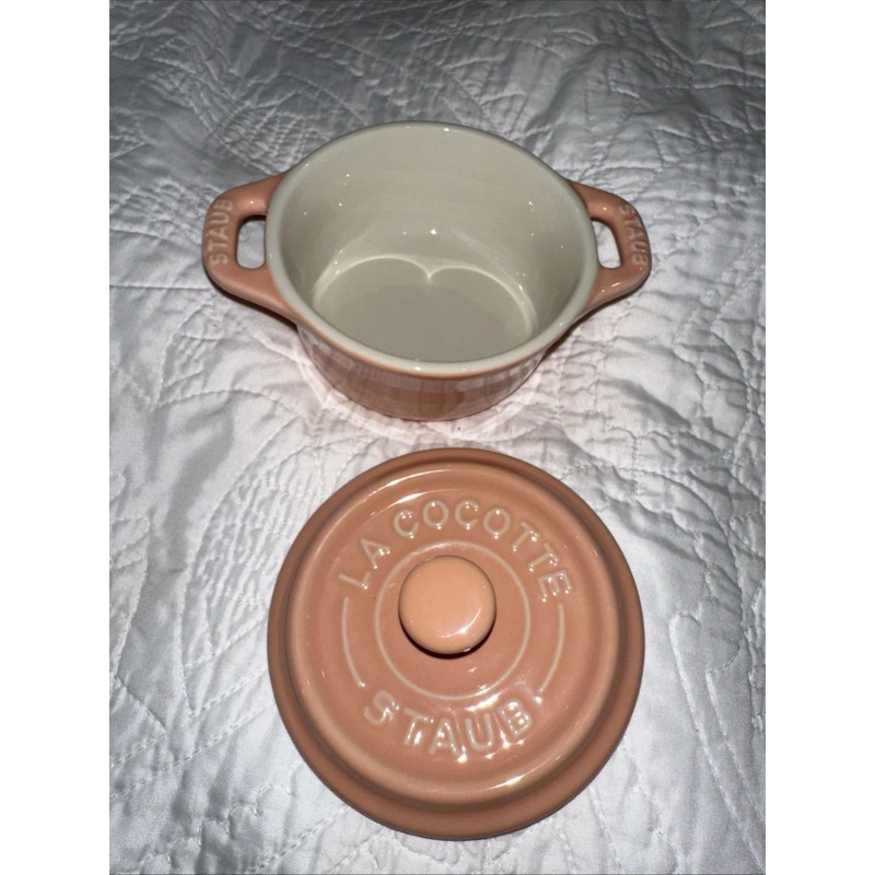 Staub New STAUB Mini La Cocotte Pink Ceramic Casserole Dish