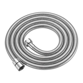 RUMOSE Shower Hose 79 inches Shower Hose Extra Long Stainless Steel Shower Hose Attachment Flexible Handheld Shower Sprayer Hose, Polished Chrome, R_THS_00001_01_PC_79