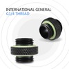 VBESTLIFE Metal G1/4 Thread Fitting Adapter Connector for Computer Water