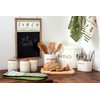 Premier Housewares Sketch Utensil Canister - Cream, H16 x W13