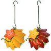 Wild Wings WWSFHF5 So Real Single Flower Hummingbird Feeder, Red/Yellow