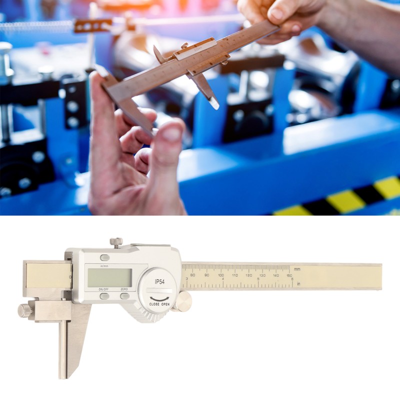 6in Digital Caliper All Metal Auto Off Inch Millimeter Conversion
