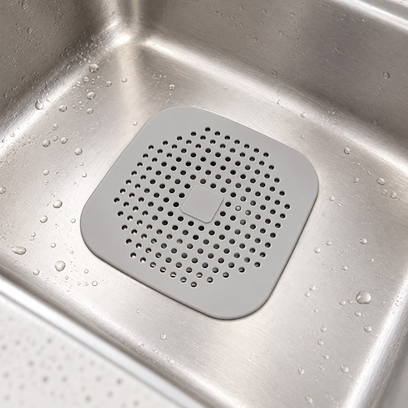 Silicone Drain Hair Catcher for Shower, Bathtub & Kitchen Sink