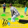 Lolyer 5-Piece Baseball Bases for Yard - 3 Throw Down