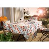 REDBEST Tablecloth 100% Cotton Poppy Size 110 x 140 cm