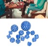 15pcs Complete Polyhedral Dice Set Acrylic D3 to D100 Spherical