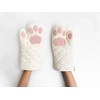 Cricket & Junebug Oven Mitts Cat Paws - White and