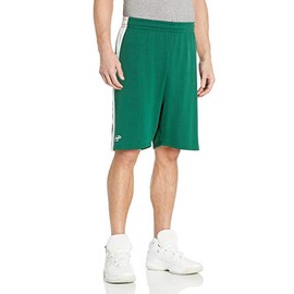 Intensity Diamond Flatback Mesh Basketball Shorts, Dark Green/White, XX-Large