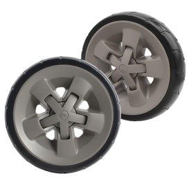 67445 8-inch Grill Wheels with Insert Replacement for Weber Genesis II/II LX Gas Grills, Weber Genesis II E310 E315 S310 S335 S240 S410 and More (2017 and Newer), 2PCS Heavy Duty Caster Wheels