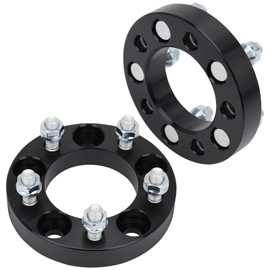 IRONTEK 5x4.5in Wheel Spacers 1" Real Forged Spacers with 82.5mm Hub Bore M12x1.5 Studs Fit for Acura CL ILX, for Chrysler 300M Sebring, for Dodge Avenger Caliber, for Ford Escape Fusion 2PCS