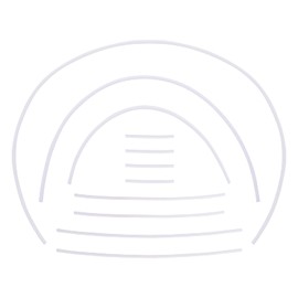 Creality Teflon Tube Accessories Kit for K2 Plus, 3D Printer Filament Feeding D4 x D2.5 mm White Teflon Tube for K2 Plus CFS