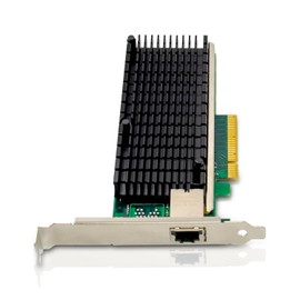 XWYWX 10Gb PCIe X8 NIC Converged Network Interface Card 1*RJ45 Port for Intel X540-BT1 Chip PCI-E Ethernet LAN Network Adapter,Compare to X540-T1 for Win/Linux/FreeBSD/VMware-X1R1187-11