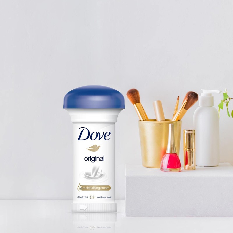 Dove 24h Antiperspirant Original Moisturising Cream 50ml, 6 Pack