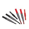 PeakTech Insulated 4 mm Connection Cables with Extender, 1 x