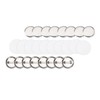 Bruafsir 600 Pcs Blank Button Making Supplies 25Mm/1Inch Back Button