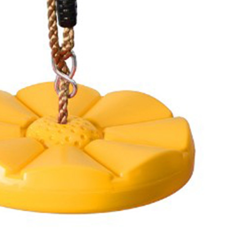 Heavy Duty Plastic Disc Tree Swing with PE Rope for
